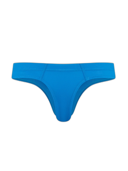 Men's Simple Breathable Mesh Pouch Thong & Strings