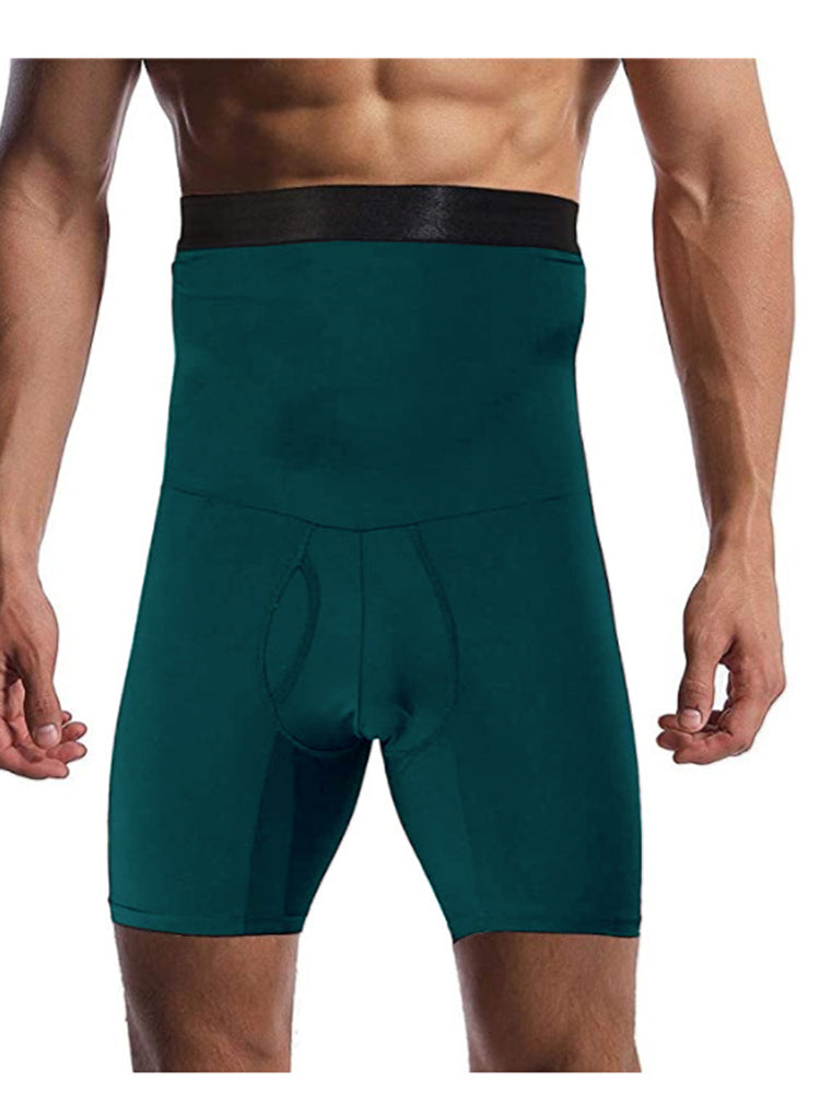 Men's Silicone Anti-Slip High Waist Shaping Boxer Briefs
