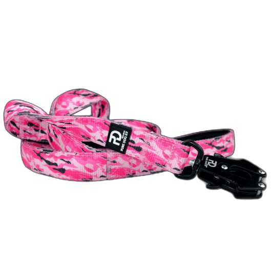 Pure Dog K9 Lead Pink Camo