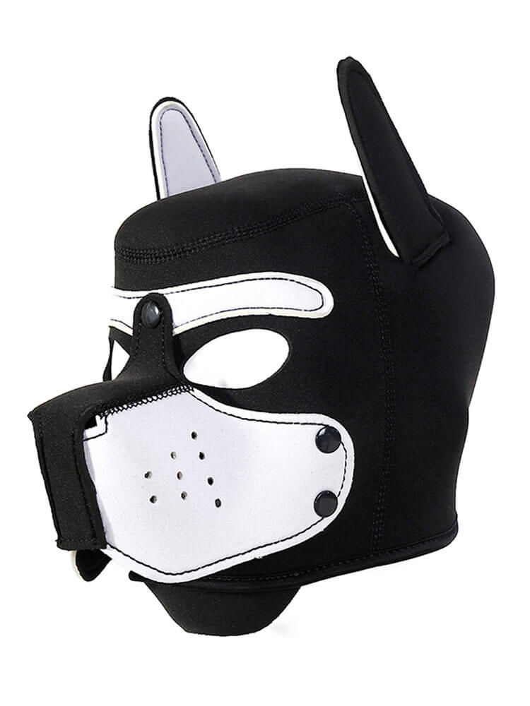 BDSM Roleplay Gear Dog Head Style Hood
