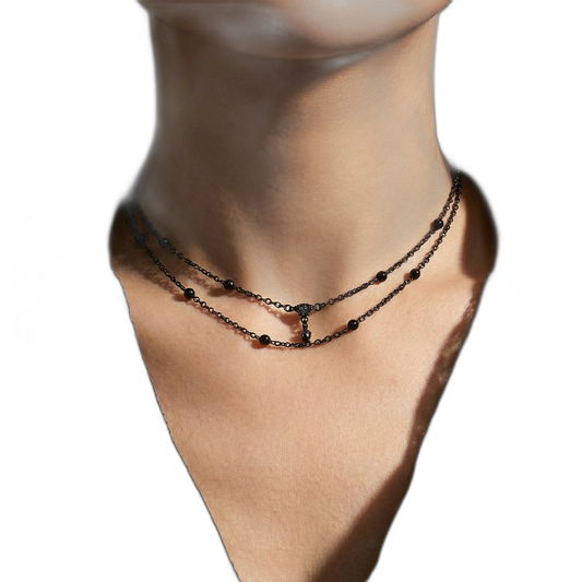 Shadow Bead Choker
