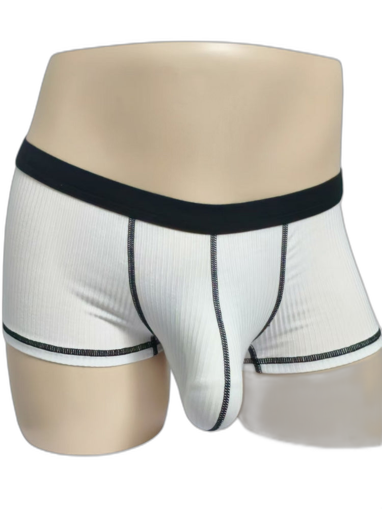 3 Pack Men's Ultra-Thin Cooling Large Supportive Pouch Breathable Low-Rise Trunks