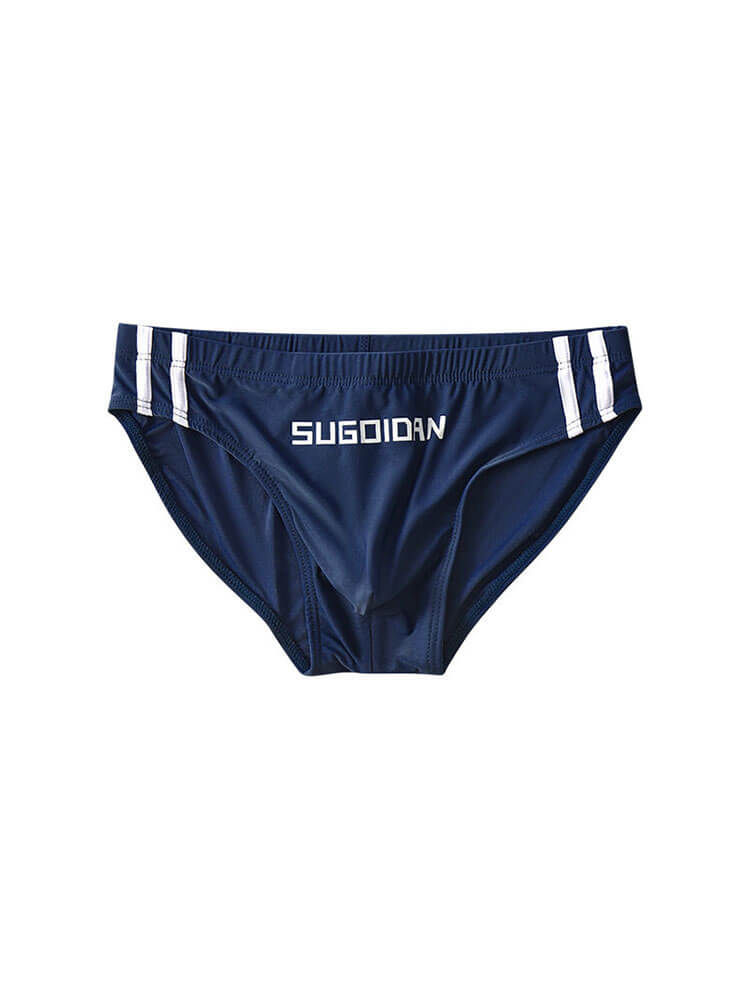Classic Men's Low-Rise Stretch Nylon Swim Briefs
