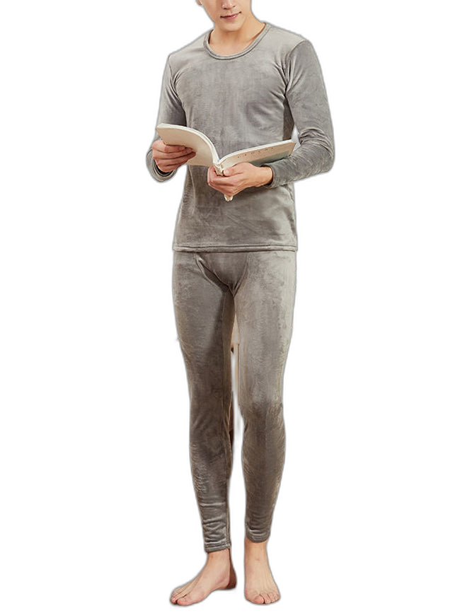 Double Heavyweight Fleece Thermal Underwear Set