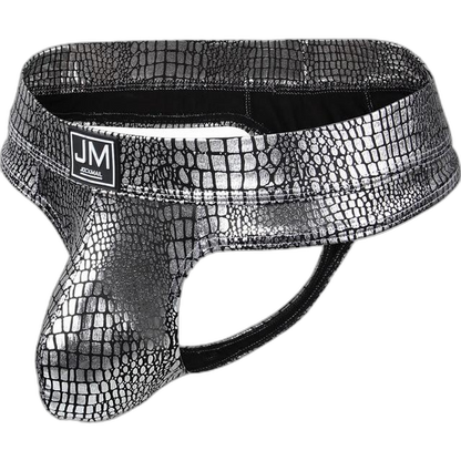Jockmail Snakeskin Thong