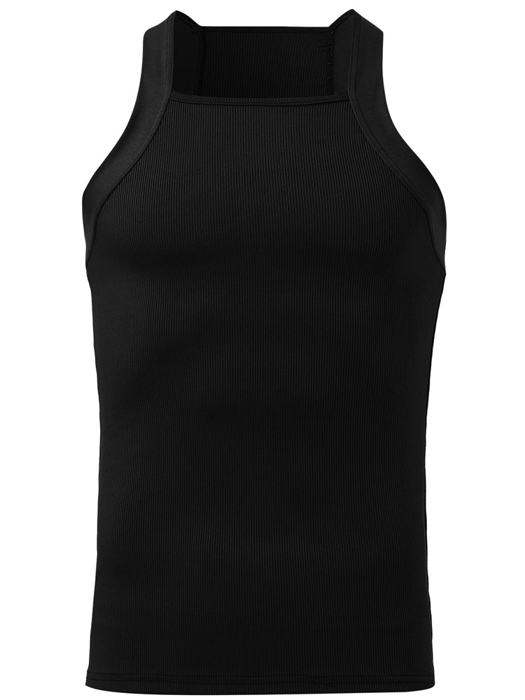 Men's Solid Color Tight Tank Top