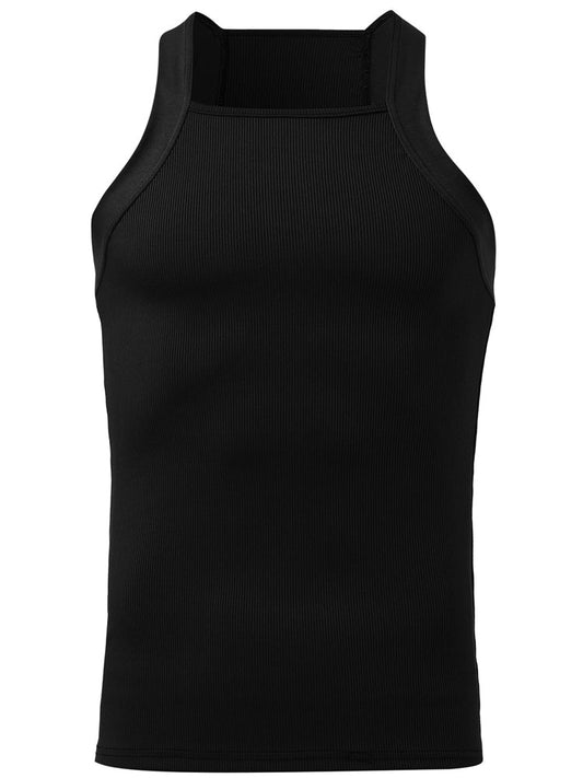 Men's Solid Color Tight Tank Top