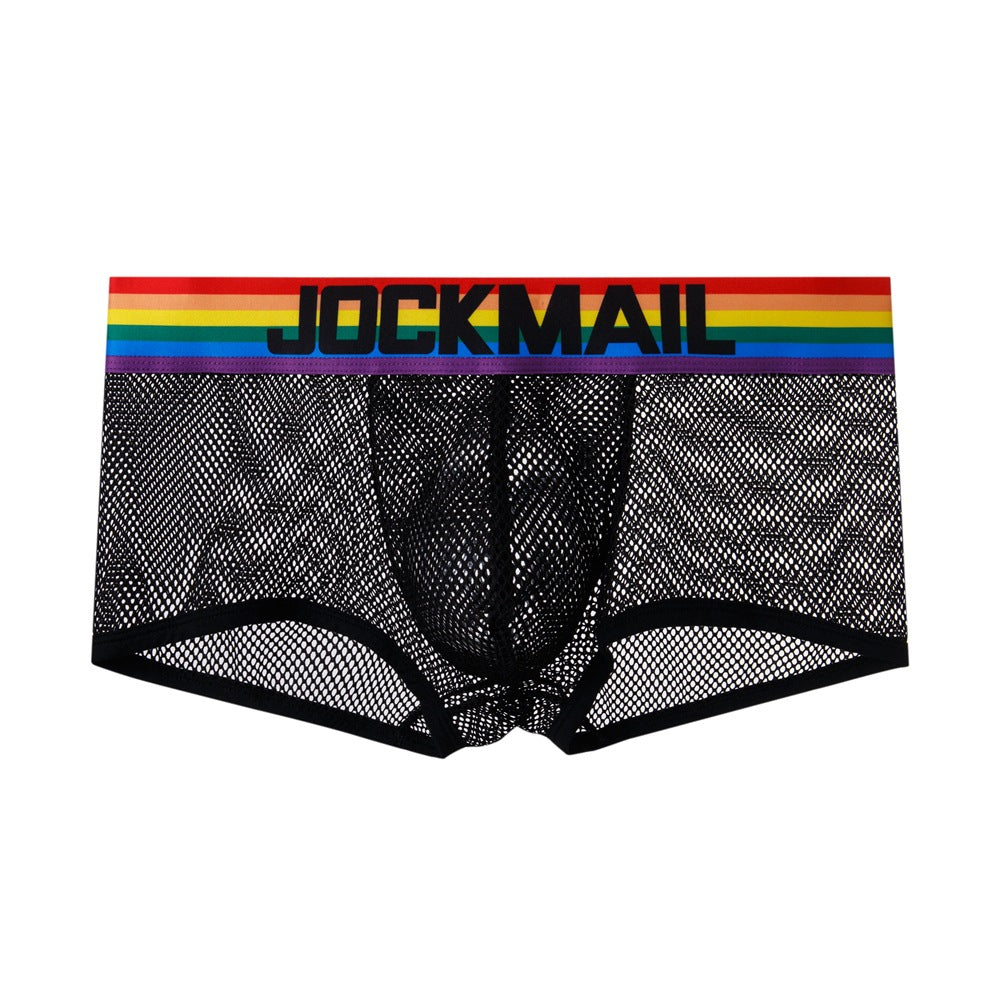 Rainbow Mesh Perspective Boxer Briefs