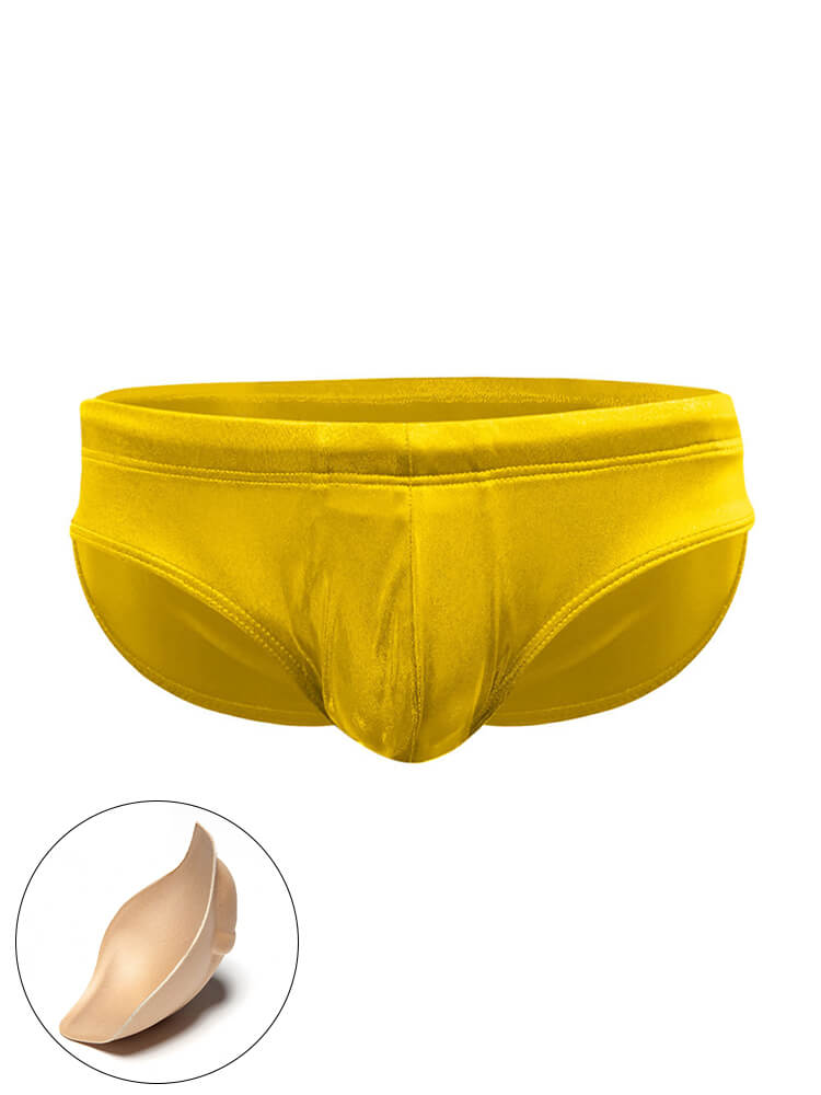 Men's Sexy Sequin Skinny Triangle Swim Briefs
