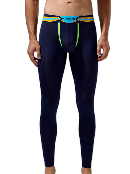 Men's Sexy Sport Long Johns With Large Pouch
