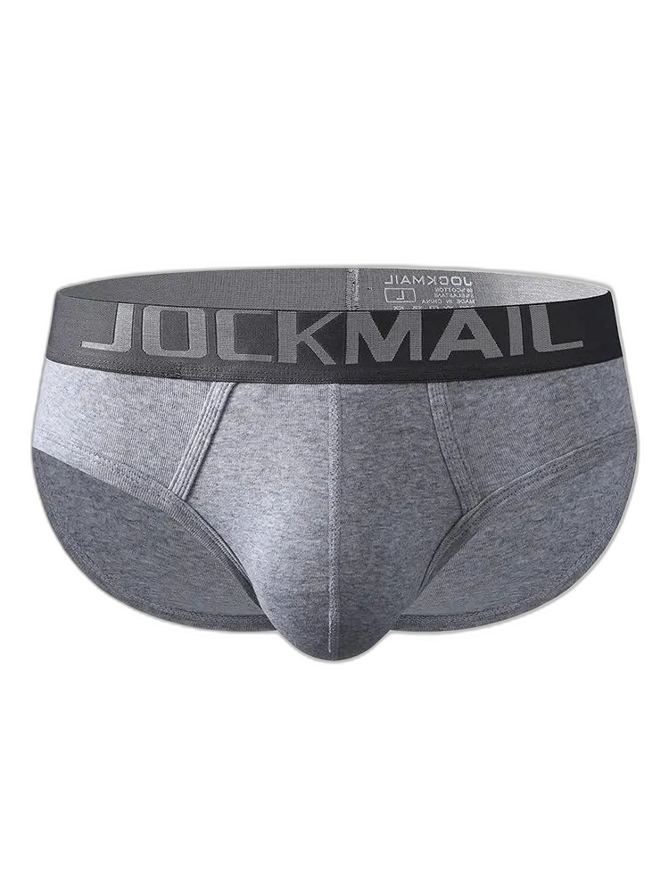 2 Pack Men's Sexy Cotton Support Contour Pouch Briefs
