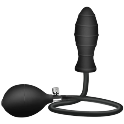Spiral - Inflatable Butt Plug - Silicone Anal Plug