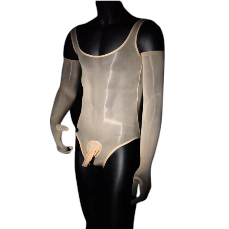 Queer Glow-Up Shiny Member Bodysuit