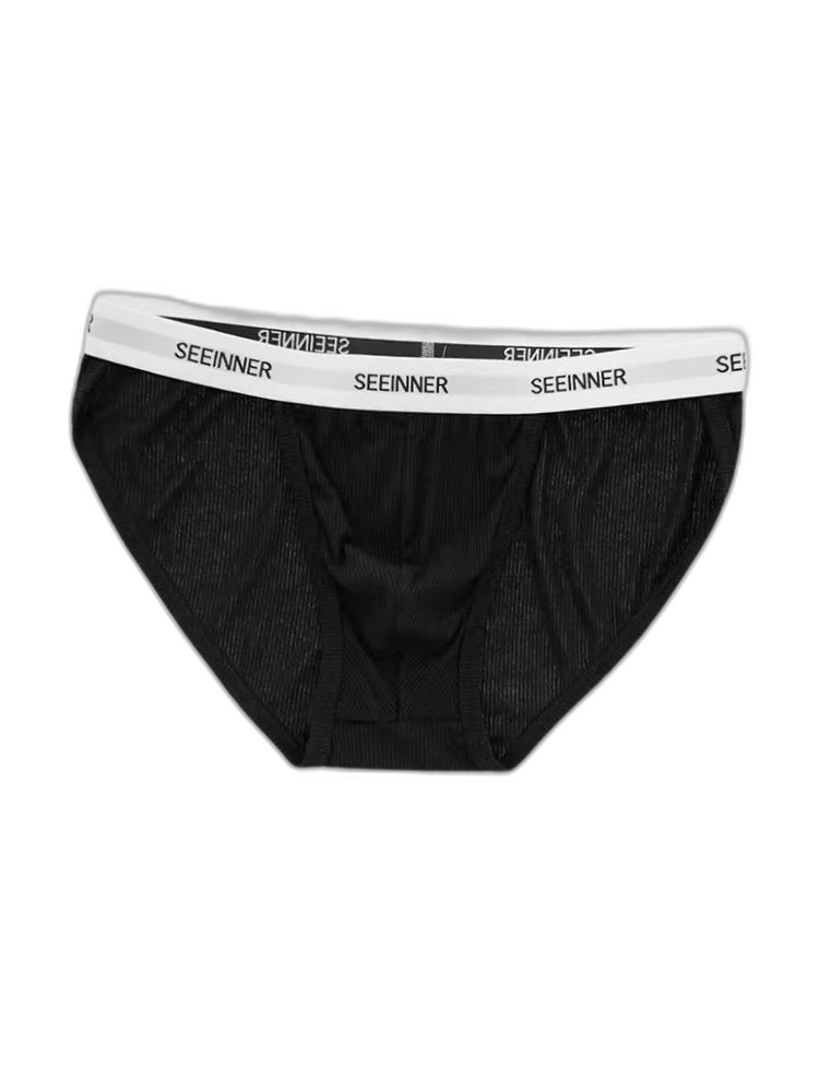 3 Pack Men's Sporty Cut Comfy Waistband Moisture-Wicking Briefs