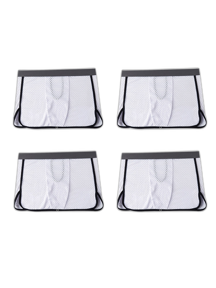 Men's  Button Casual U-Shaped Roman Skirt Dual-Purpose Arrow Pants Underwear