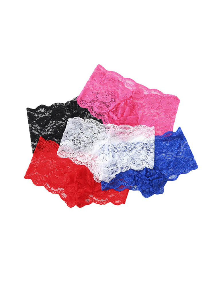 Men's Nightclub Lace See-through Briefs