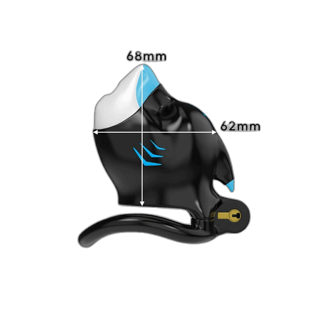 Furrjoi Shark Chastity Cage Pink