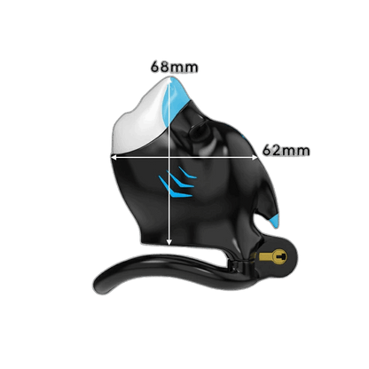 Furrjoi Shark Chastity Cage Green