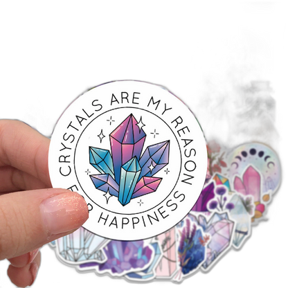 50 Dreamy Crystal Graffiti Stickers