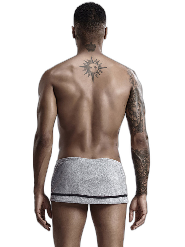 Men's Stylish Homewear Cotton Toweling Side Slit Shorts