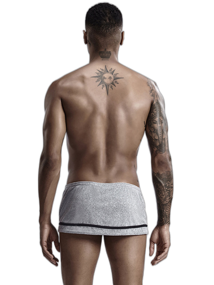 Men's Stylish Homewear Cotton Toweling Side Slit Shorts