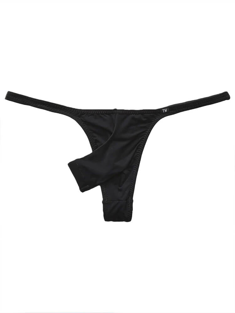 Men's Low-Rise Elephant Nose Open Pouch Thong