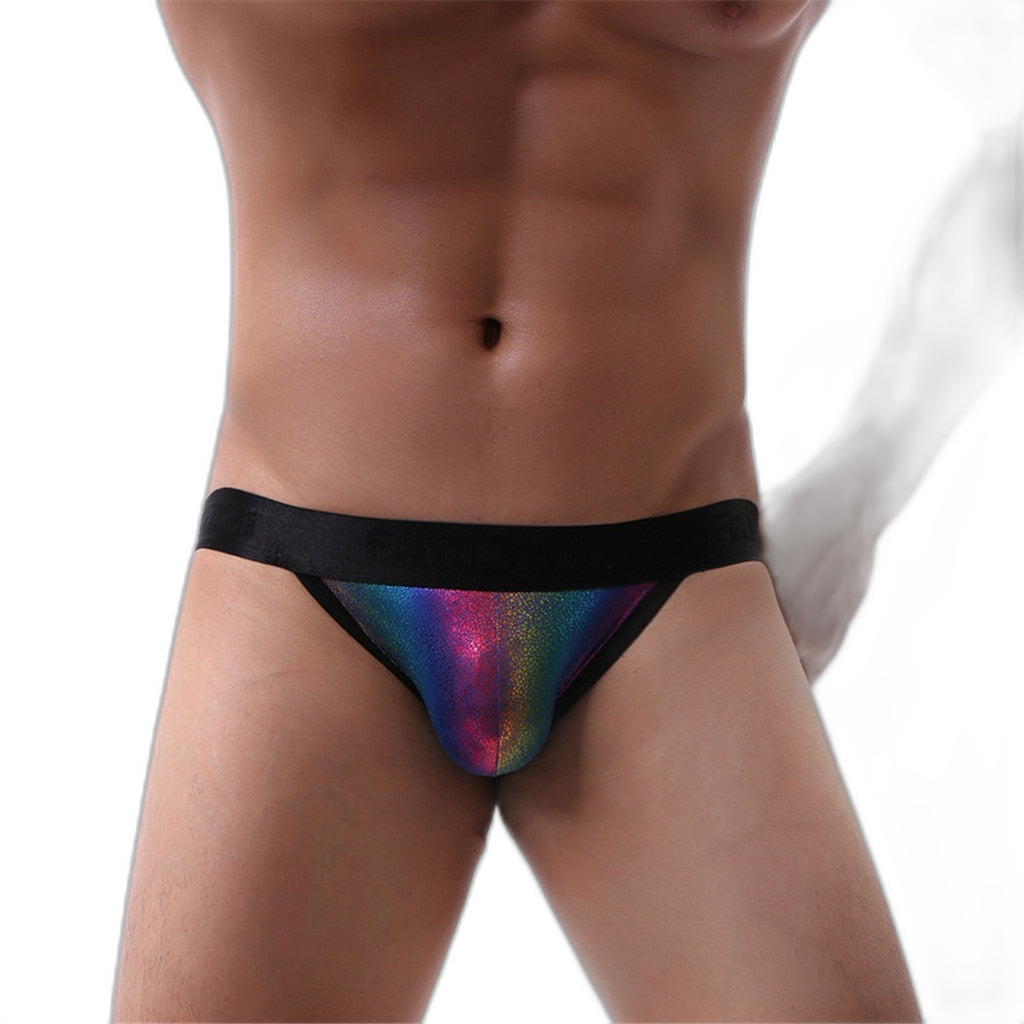 Rainbow Shimmer Pouch Jockstrap