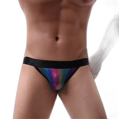 Rainbow Shimmer Pouch Jockstrap
