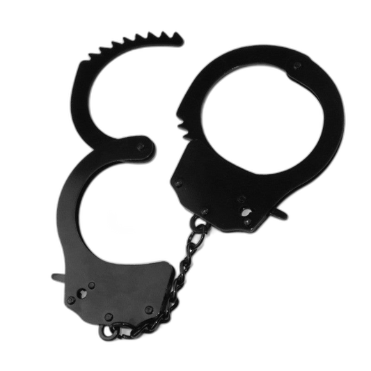 Black Bondage Handcuffs
