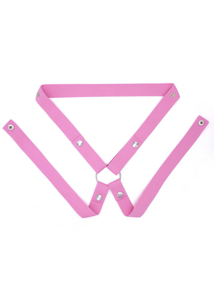 Men's Chastity Lock Elastic Auxiliary Belt