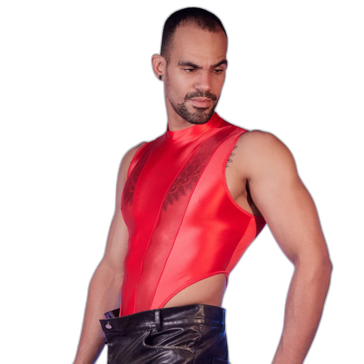 Transparent Tease Mesh Bodysuit