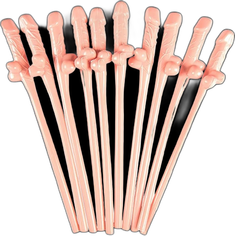 Penis Straws 5 Pack