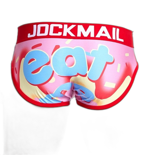 Jockmail Pink Eat Briefs