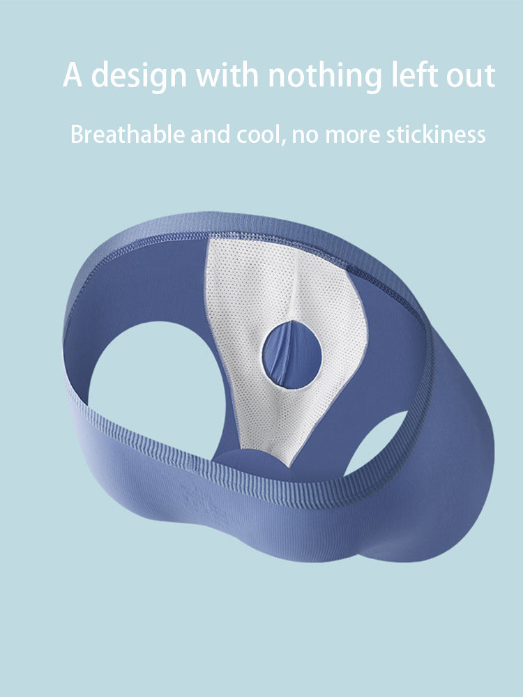 3 Pack Split-Support Men's Trunks- Breathable & Bulge-Enhancing