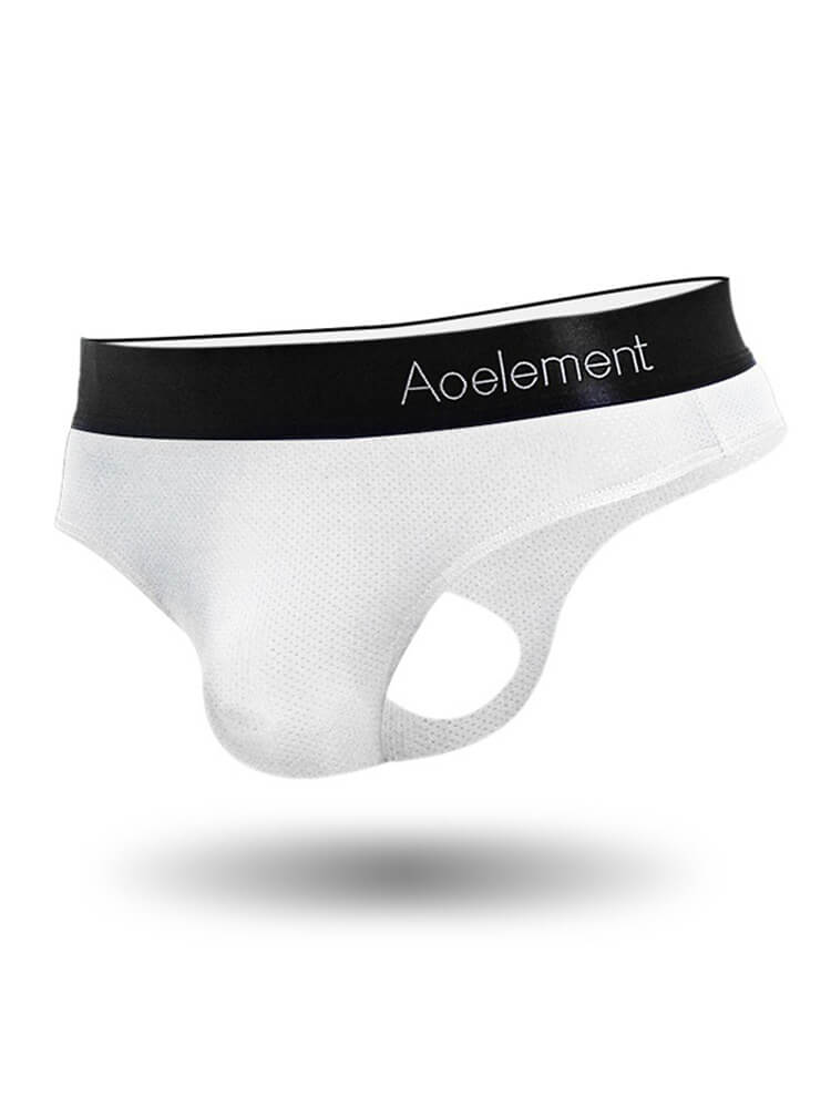 Men's Sexy Elastic Tight Breathable Sports Thong