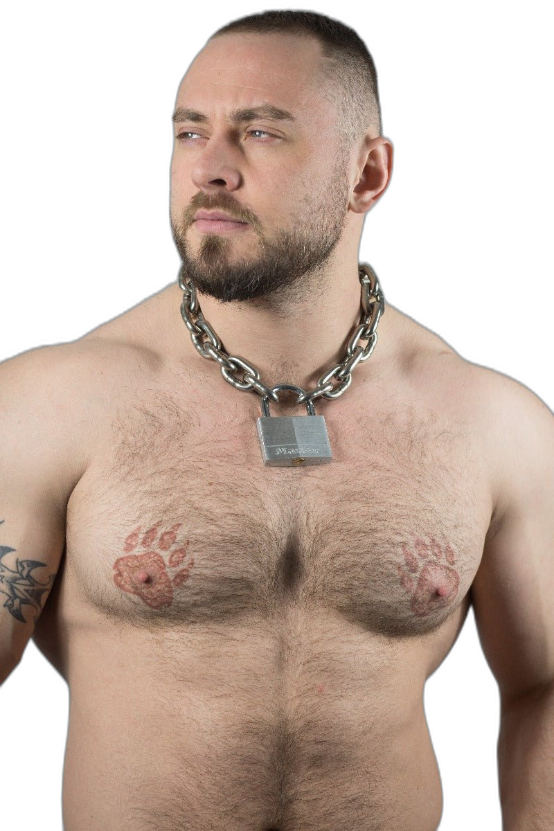 ruff GEAR Pitbull Chain 8mm with 60mm Master Lock