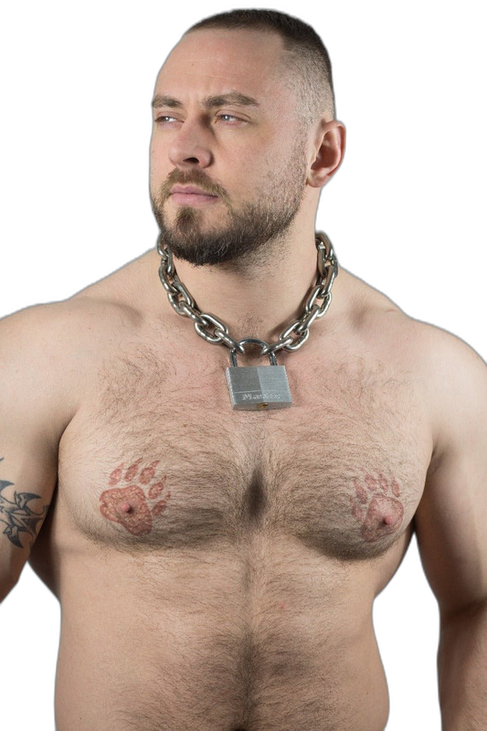 ruff GEAR Pitbull Chain 8mm with 60mm Master Lock