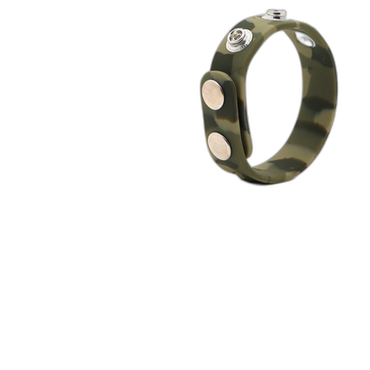 ruff GEAR Silicone Snap Adjustable Cock Ring Camo Green