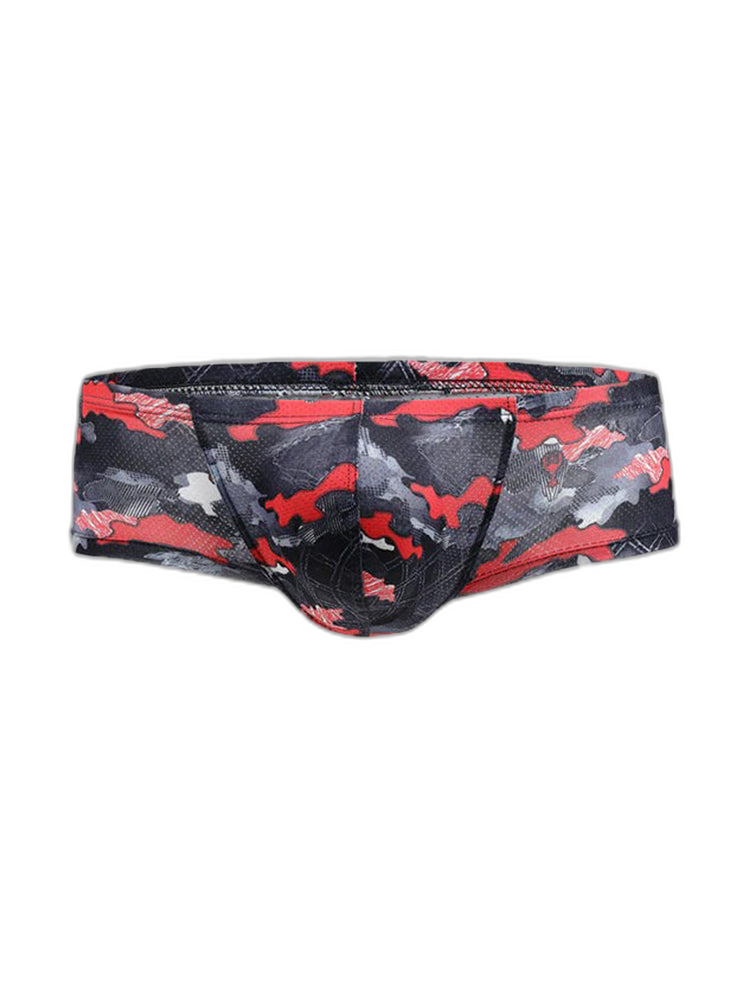 4 Pack Men's U-Pouch Low-Rise Moisture-Wicking Trunks