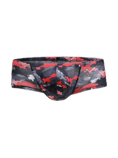 4 Pack Men's U-Pouch Low-Rise Moisture-Wicking Trunks