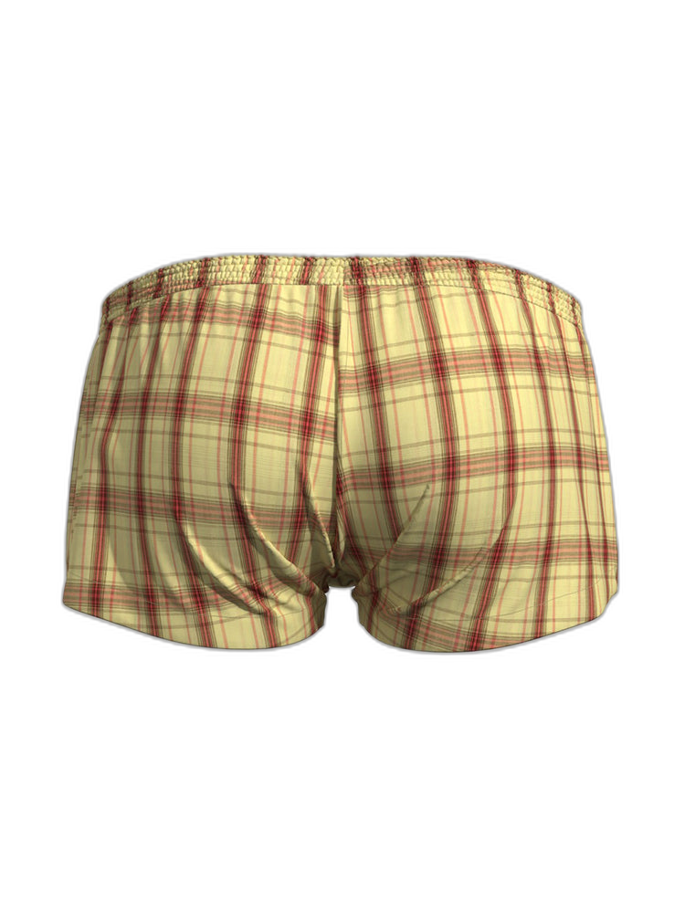 2 Pack Men's Supportive Large Pouch Odor-Resistant Antibacterial Seamless Boxer Shorts