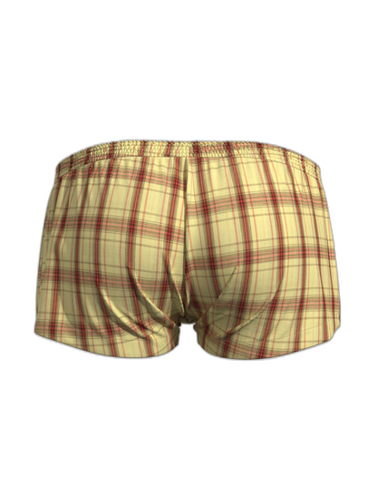 2 Pack Men's Supportive Large Pouch Odor-Resistant Antibacterial Seamless Boxer Shorts