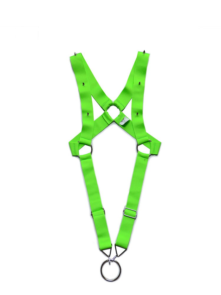 Men's One-piece Suspender Ring Erotic Seduction Metal Thong