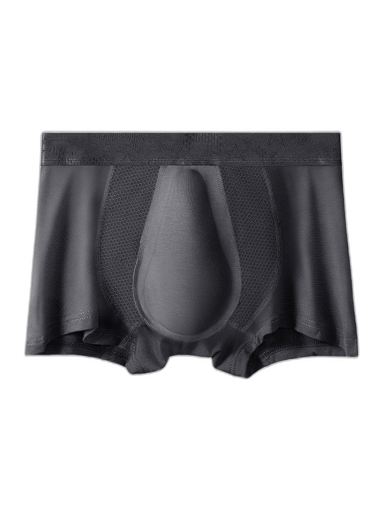 3 Pack Men’s Breathable 3D Pouch Trunks