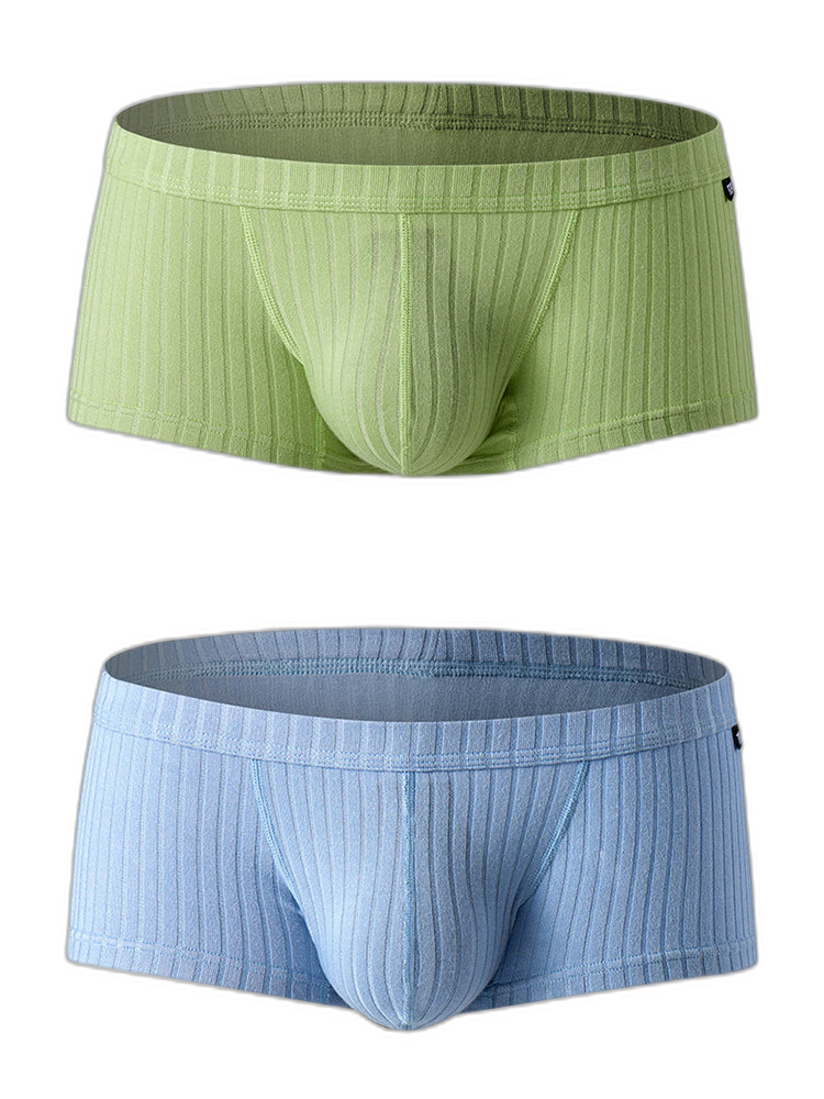 Men's Threaded Fabric U-Raised Low Rise Trunks