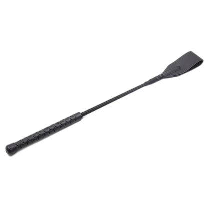 ruff GEAR Leather Crop 18 Inch Black
