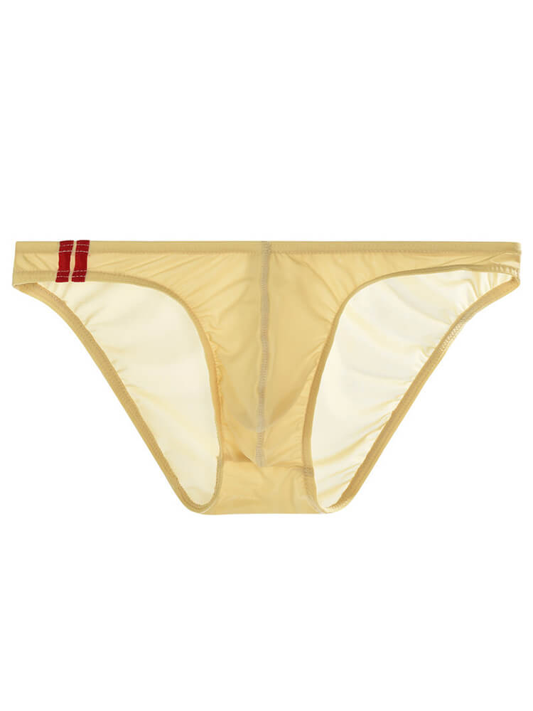 Men's Low-Rise Solid Sexy U-Convex Pouch Briefs