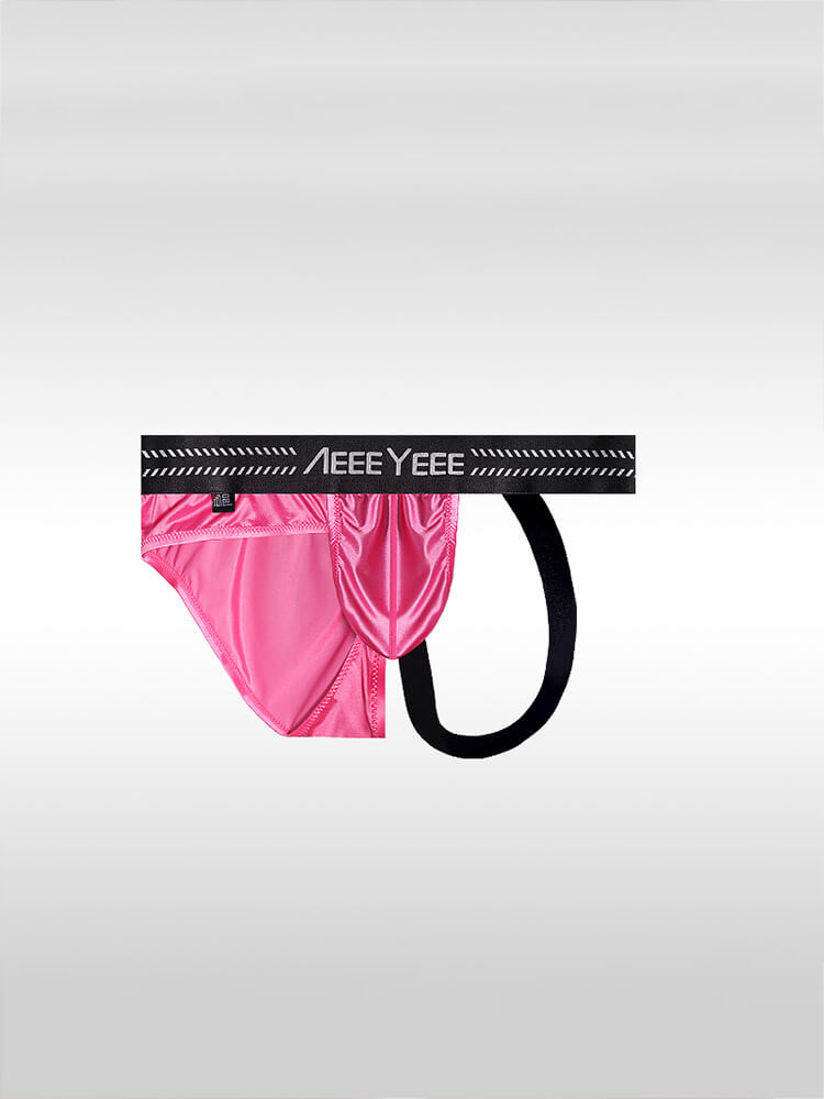 Men's Irregular Triangle Stitching Thong Briefs
