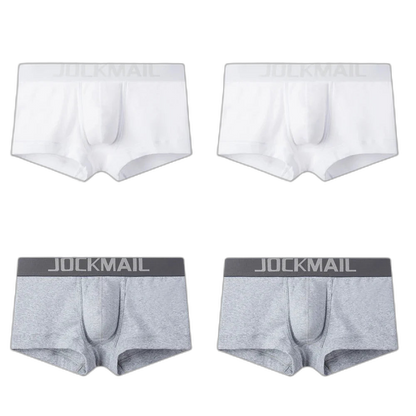 Jockmail Low Waist Boxers (4 Pack)