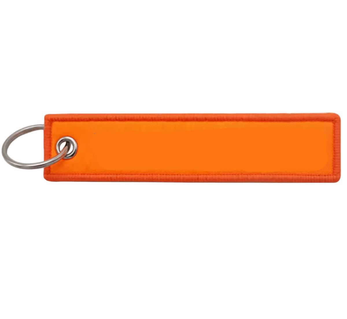 Custom Keyring Tag 13cmx2.8cm Orange